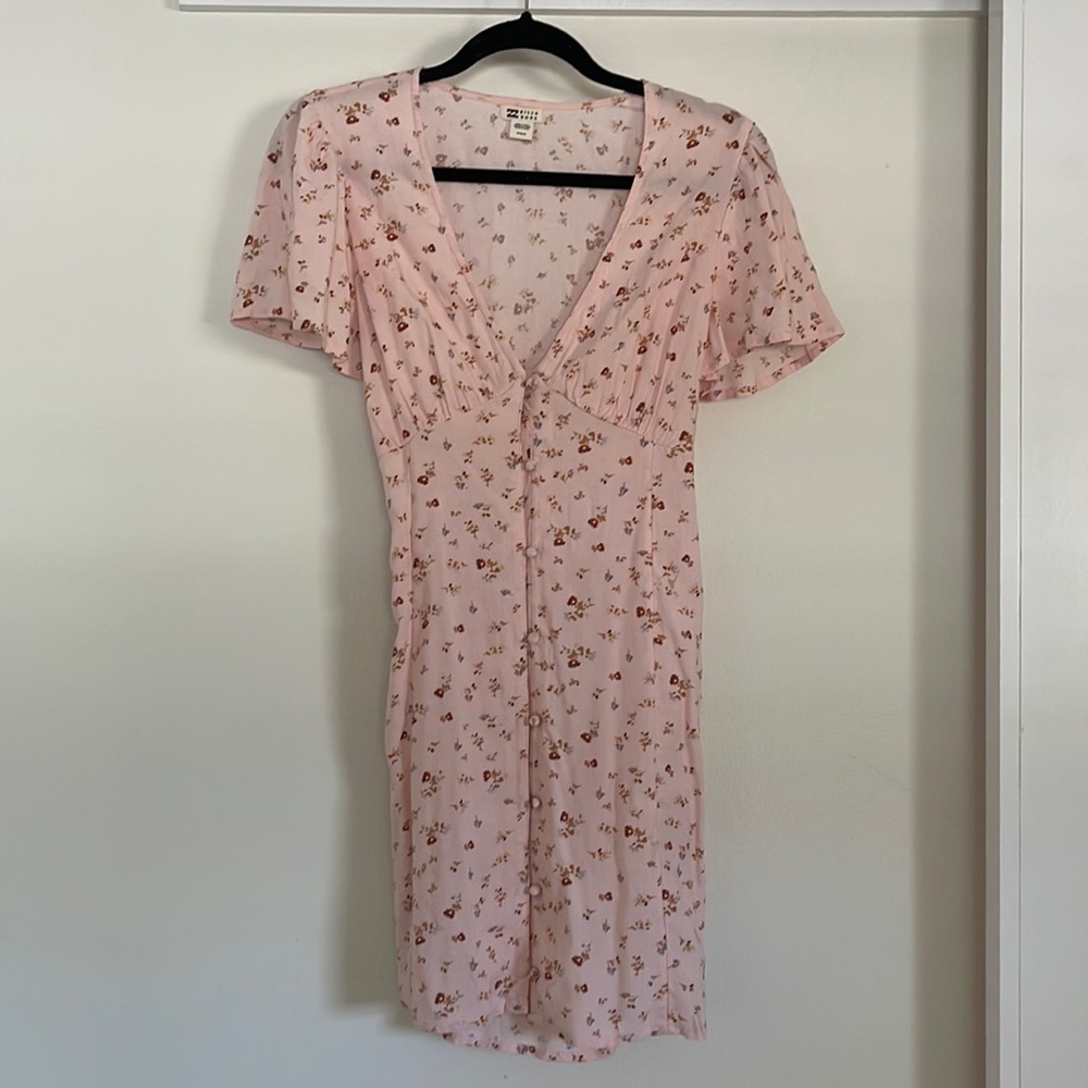 Billabong Pink floral Dress